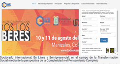 Desktop Screenshot of doctoradopensamientocomplejo.org